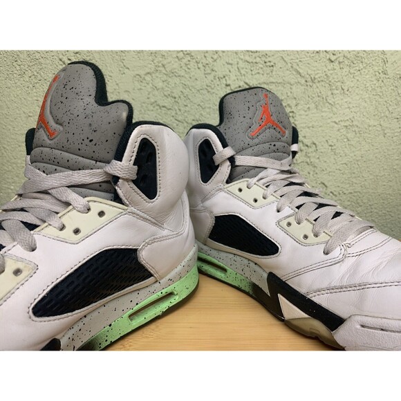 Nike‎ Air Jordan 5 Retro Poison Green Black 136027–115 Sz 10.5 main image 6